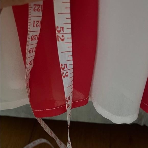 Express Red Sheer Overlay Maxi Dress Size 8 Y2K Coastal Glam Resortwear boho - Picture 9 of 11